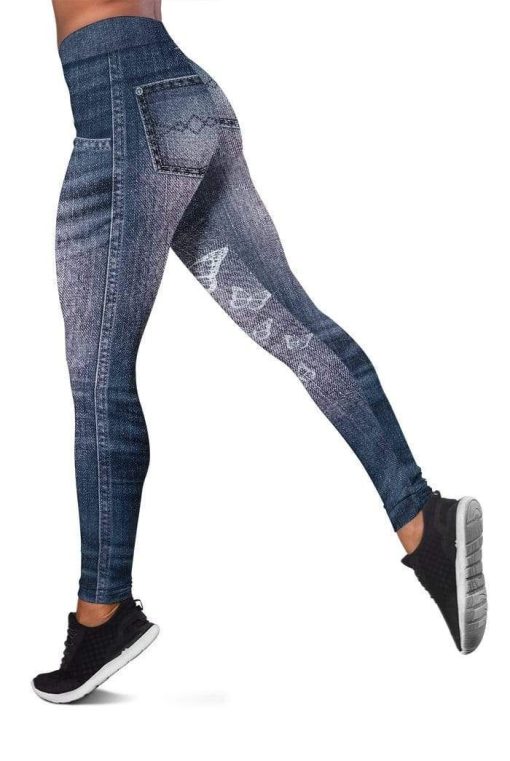 Jeans Trousers Full-print Leggings HD-GH20253-LEG Leggings