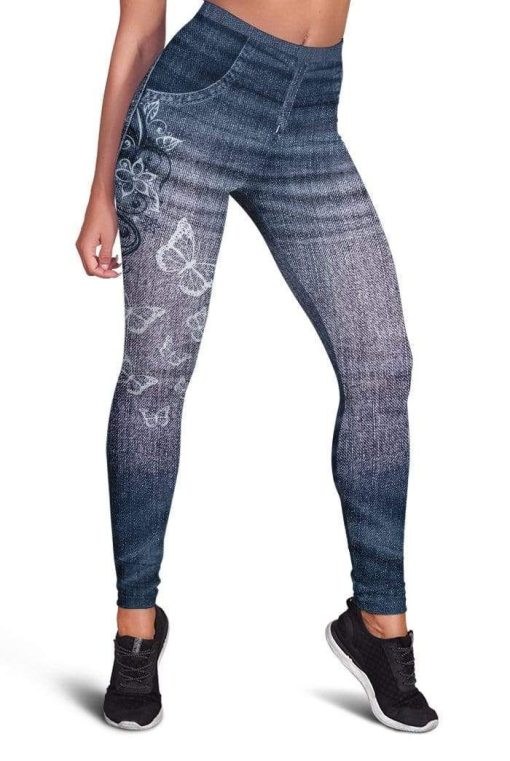 Jeans Trousers Full-print Leggings HD-GH20253-LEG Leggings Leggings S