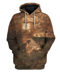 Jesus Custom T-Shirts Hoodies Apparel JE-DT1012194 3D Custom Fleece Hoodies Hoodie S 