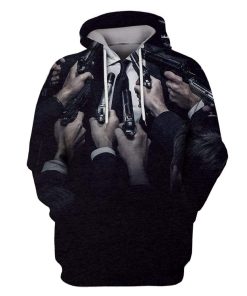 John Wick Custom T-shirt - Hoodies Apparel HD-GH20008 3D Custom Fleece Hoodies Hoodie S 