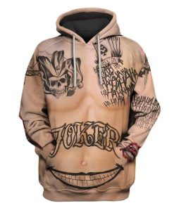 Joker Custom T-shirt - Hoodies Apparel HD-GH20114 3D Custom Fleece Hoodies Hoodie S 