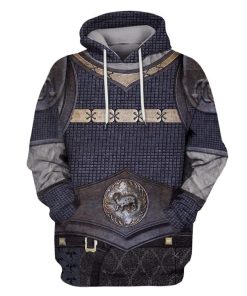 Jorah Mormont Custom T-shirt - Hoodies Apparel HD-GH20234 3D Custom Fleece Hoodies Hoodie S 