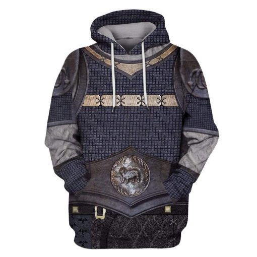 Jorah Mormont Custom T-shirt - Hoodies Apparel HD-GH20234 3D Custom Fleece Hoodies Hoodie S