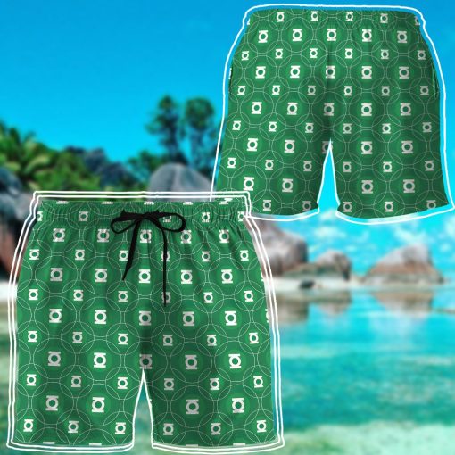 Gearhumans 3D Green Lantern Custom Hawaii Shirt 12 Gearhumans 3D Green Lantern Custom Hawaii Shirt - Image 12
