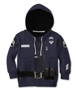 Kid Cosplay Police Custom Name T-Shirts Hoodies Apparel CO-AT0601204 Kid 3D Apparel Kid Hoodie 2XS 