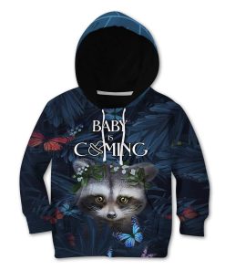 Kid Custom Baby Is Coming Apparel HD-AT2481914K Kid 3D Apparel Kid Hoodie S/6-8 