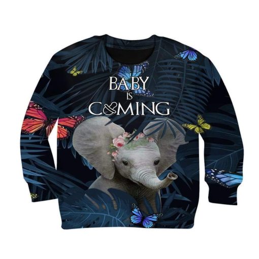 Kid Custom Baby Is Coming Apparel HD-AT2481915K Kid 3D Apparel Kid Sweatshirt S/6-8