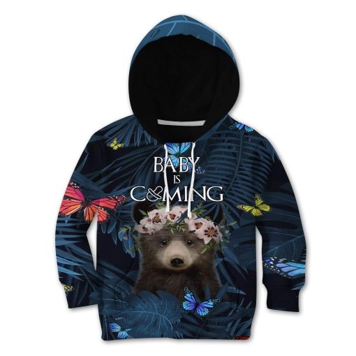 Kid Custom Baby Is Coming Apparel HD-AT2481916K Kid 3D Apparel Kid Hoodie S/6-8