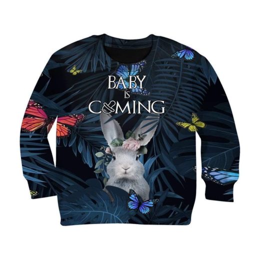 Kid Custom Baby Is Coming Apparel HD-AT3081901K Kid 3D Apparel Kid Sweatshirt S/6-8