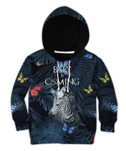 Kid Custom Baby Is Coming Apparel HD-AT3081902K Kid 3D Apparel Kid Hoodie S/6-8 