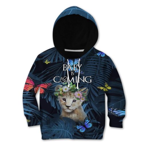 Kid Custom Baby Is Coming Apparel HD-AT3081904K Kid 3D Apparel Kid Hoodie S/6-8