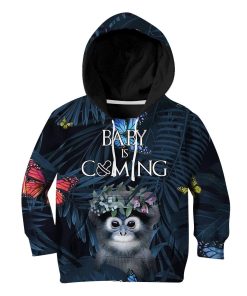 Kid Custom Baby Is Coming Apparel HD-AT3081905K Kid 3D Apparel Kid Hoodie S/6-8 