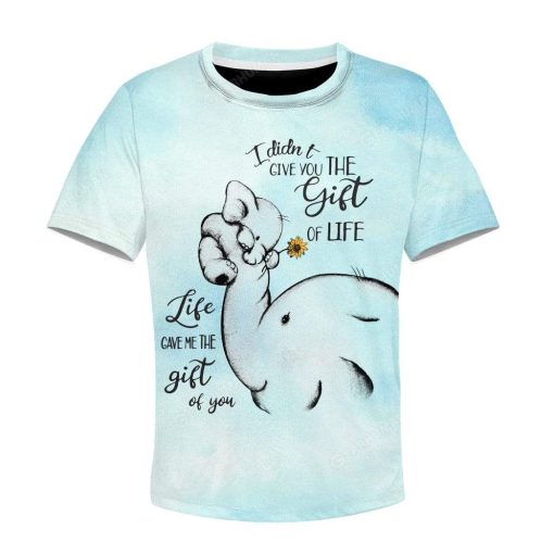 Kid Custom Elephant Apparel HD-GH2081902K kid 3D apparel Kid T-Shirt XS
