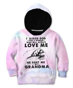 Kid Custom Grandma Apparel HD-GH2081901K kid 3D apparel Kid Hoodie S/6-8 