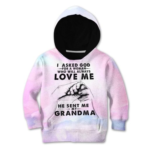 Kid Custom Grandma Apparel HD-GH2081901K kid 3D apparel Kid Hoodie S/6-8