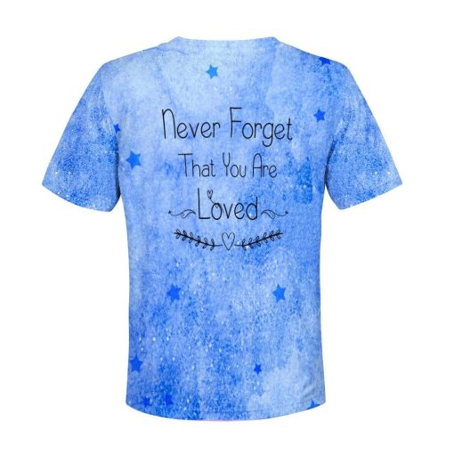 Kid Custom Hoodies T-shirt Cute Boy Elephant Never forget that you are loved HD-GH0281917K kid 3D apparel