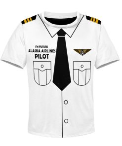 Kid Custom Hoodies T-shirt I'm future Alaska Airlines pilot Apparel HD-GH20704K kid 3D apparel Kid T-Shirt 2T