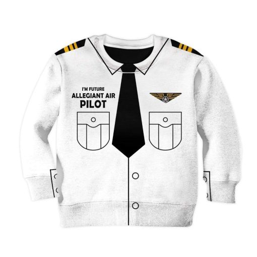 Gearhumans Kid Custom Hoodies T-shirt I'm future Allegiant Air pilot Apparel 5 Kid Custom Hoodies T-shirt I'm future Allegiant Air pilot Apparel HD-GH20705K kid 3D apparel Kid Sweatshirt 2T
