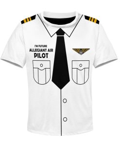 Kid Custom Hoodies T-shirt I'm future Allegiant Air pilot Apparel HD-GH20705K kid 3D apparel Kid T-Shirt 2T