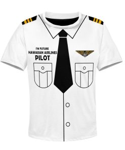 Kid Custom Hoodies T-shirt I'm future Hawaiian Airlines pilot Apparel HD-GH20709K kid 3D apparel Kid T-Shirt 2T