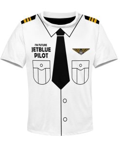 Kid Custom Hoodies T-shirt I'm future JetBlue pilot Apparel HD-GH20710K kid 3D apparel Kid T-Shirt 2T