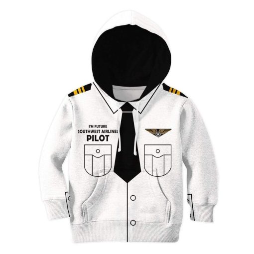 Kid Custom Hoodies T-shirt I'm future Southwest Airlines pilot Apparel HD-GH20711K kid 3D apparel Kid Hoodie 2XS