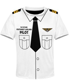 Kid Custom Hoodies T-shirt I'm future Southwest Airlines pilot Apparel HD-GH20711K kid 3D apparel Kid T-Shirt 3XS
