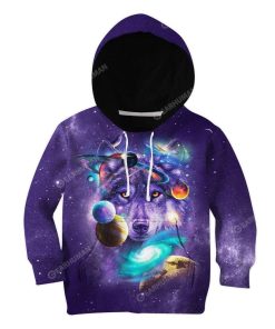 Kid Custom Wolf Apparel GH110401K Kid 3D Apparel Kid Hoodie 2XS/3-4 