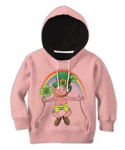 Kid Happy Patrick's Day Custom T-Shirts Hoodie Apparel HD-TA0302202 Kid 3D Apparel Kid Hoodie 2XS 