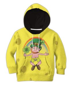 Kid Happy St Patrick Custom T-Shirts Hoodie Apparel HD-TA0102205 Kid 3D Apparel Kid Hoodie 2XS 