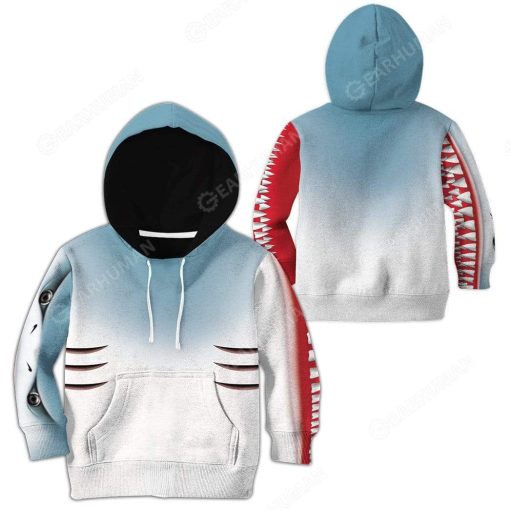Kid Shark Hoodie T-Shirts Apparel HD-QM3011194 Kid 3D Apparel