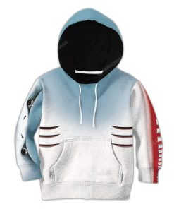 Kid Shark Hoodie T-Shirts Apparel HD-QM3011194 Kid 3D Apparel Kid Hoodie 2XS 