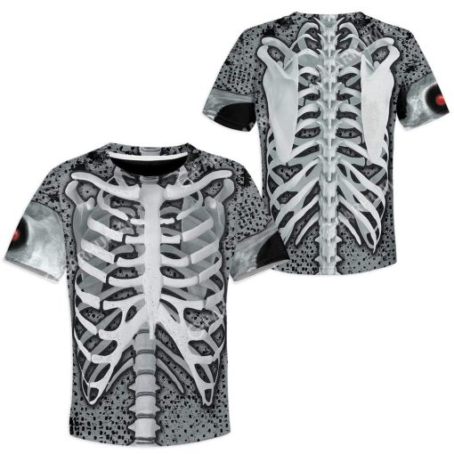 Kid Skeleton Hoodie TShirt Apparel SK-QM0312191 Kid 3D Apparel