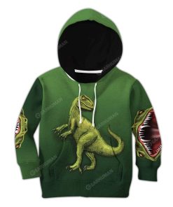 Kid Trex Dinosaur T-Shirts Hoodies Apparel HD-QM29111919 Kid 3D Apparel Kid Hoodie 2XS/3-4 