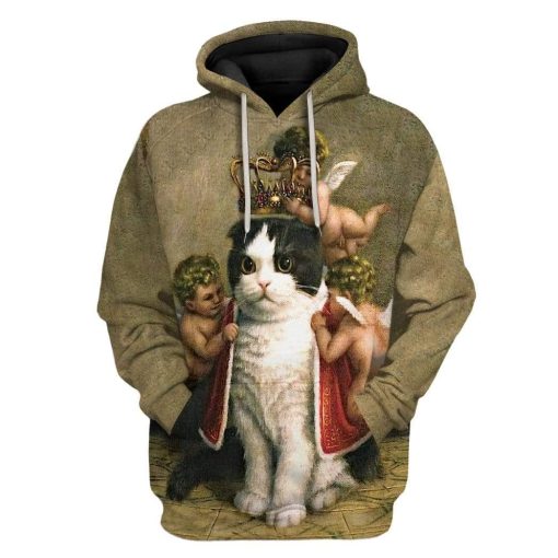 King Cat Custom T-Shirts Hoodies Apparel CT-AT1501203 3D Custom Fleece Hoodies Hoodie S