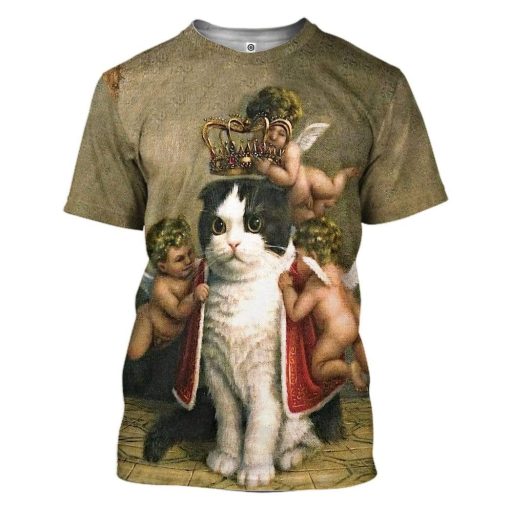 King Cat Custom T-Shirts Hoodies Apparel CT-AT1501203 3D Custom Fleece Hoodies T-Shirt S