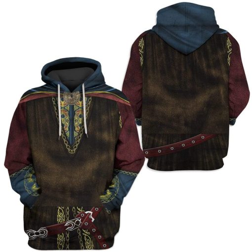 King theoden Custom T-shirt - Hoodies Apparel HD-GH20221 3D Custom Fleece Hoodies