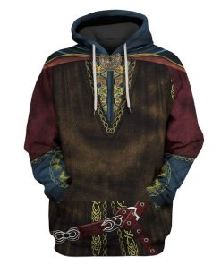 King theoden Custom T-shirt - Hoodies Apparel HD-GH20221 3D Custom Fleece Hoodies Hoodie S 