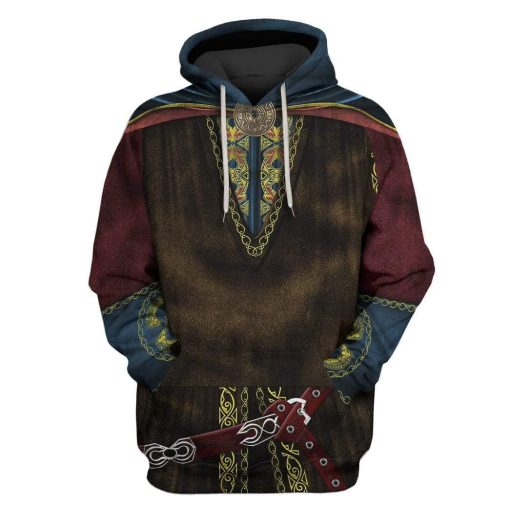 King theoden Custom T-shirt - Hoodies Apparel HD-GH20221 3D Custom Fleece Hoodies Hoodie S