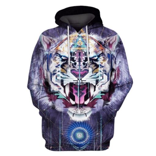 King Tiger Hoodies - Tshir Apparel PET110163 3D Custom Fleece Hoodies Hoodie S
