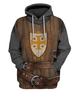 Kingdom of Heaven Custom T-shirt - Hoodies Apparel HD-GH20226 3D Custom Fleece Hoodies Hoodie S 
