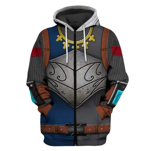 Knight royale Custom T-shirt - Hoodies Apparel HD-GH20020 3D Custom Fleece Hoodies Zip Hoodie S