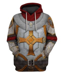 Knight Templar Custom T-shirt - Hoodies Apparel HD-GH20016 3D Custom Fleece Hoodies Hoodie S 