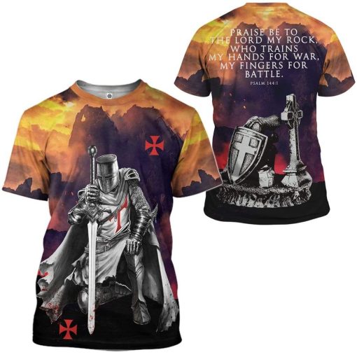 Knights Templar Custom T-Shirts Hoodies Apparel HD-DT2001201 3D Custom Fleece Hoodies