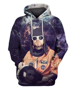 Kurt Cobain Be Astronaut T-Shirts - Zip Hoodies Apparel GH110192 3D Custom Fleece Hoodies Hoodie S 