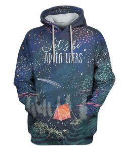 Let 's be adventurers Custom T-shirt - Hoodies Apparel HD-GH110637 3D Custom Fleece Hoodies Hoodie S