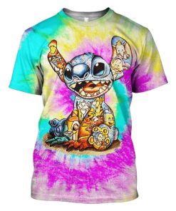 Lilo and Stitch Hoodies - T-Shirts Apparel MV110156 3D Custom Fleece Hoodies T-Shirt S 