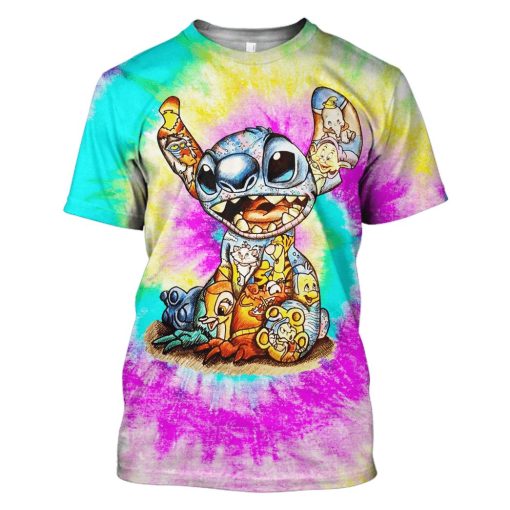 Lilo and Stitch Hoodies - T-Shirts Apparel MV110156 3D Custom Fleece Hoodies T-Shirt S