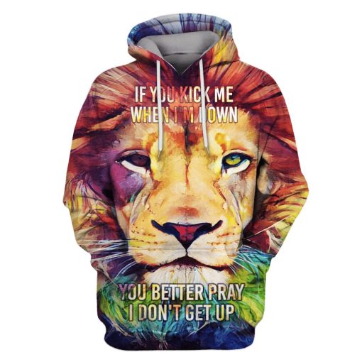 Lion Hoodies - T-Shirt Apparel WL110103 3D Custom Fleece Hoodies Hoodie S