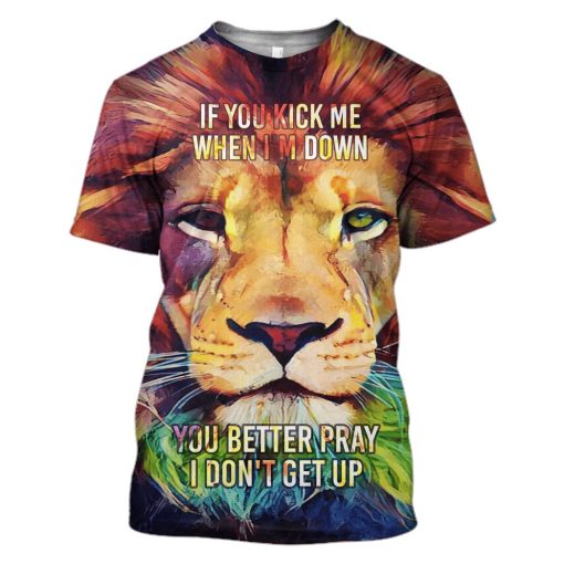 Lion Hoodies - T-Shirt Apparel WL110103 3D Custom Fleece Hoodies T-Shirt S